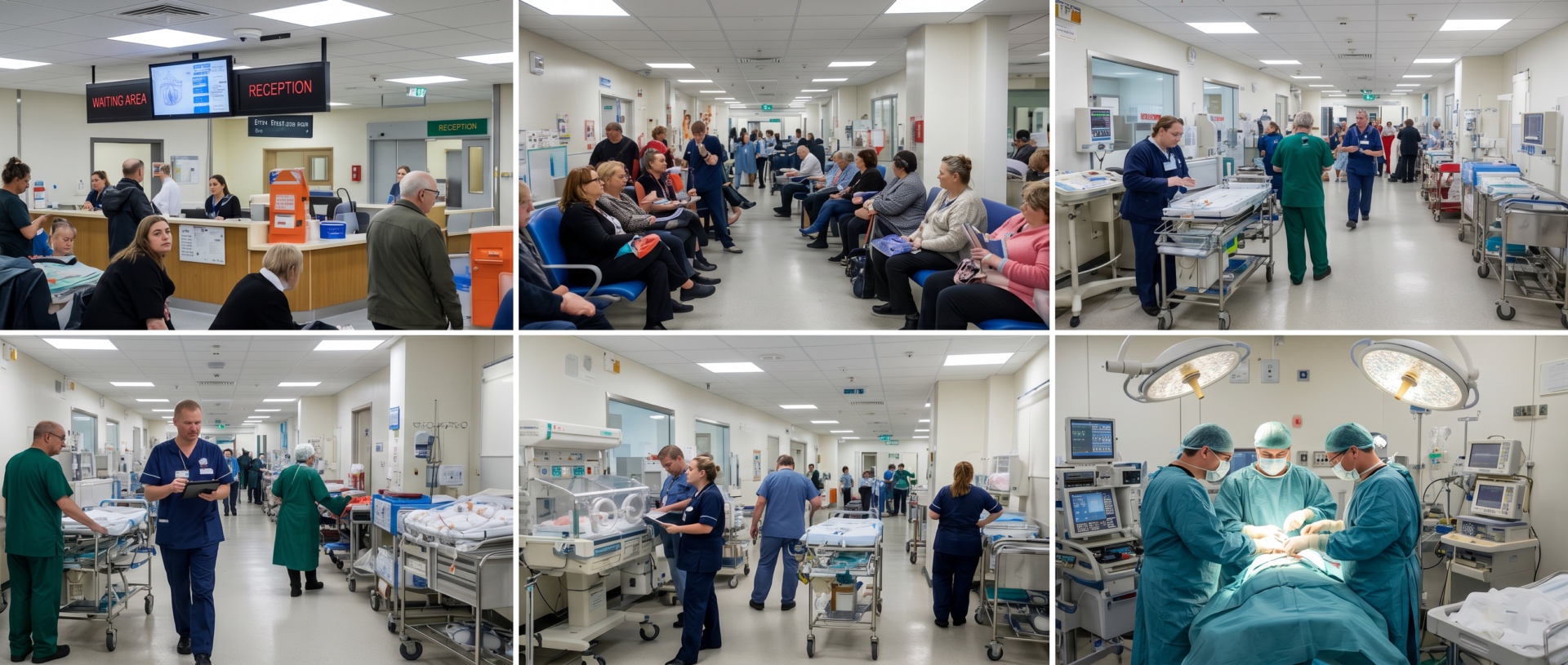 NHS ward interior representing the highly regulated UK healthcare environment where psychological safety frameworks are most heavily promoted. Speaking up is necessary in such settings but insufficient on its own — without the authority, resources, and enforceable controls that statutory duty provides, encouragement to voice concerns cannot prevent the systemic failures it is asked to address.