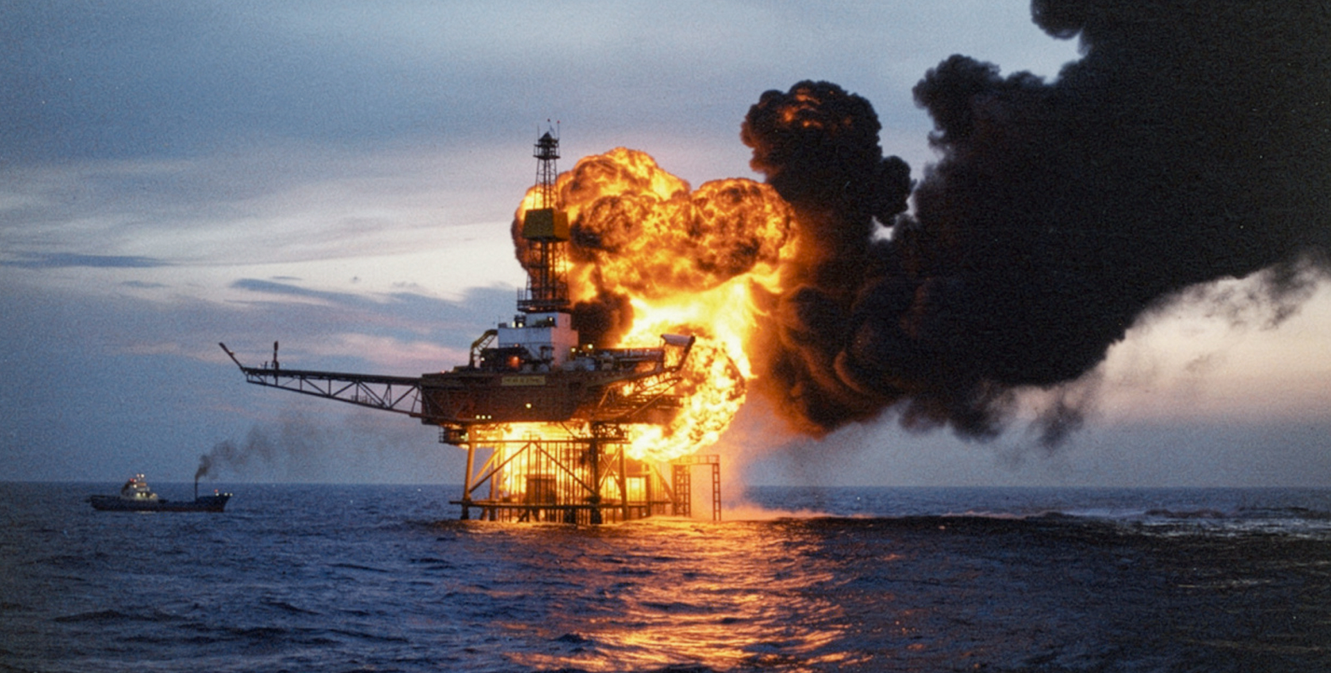 Piper Alpha offshore oil platform disaster showing the consequences of permit to work and control of work failures in the history of permit to work systems